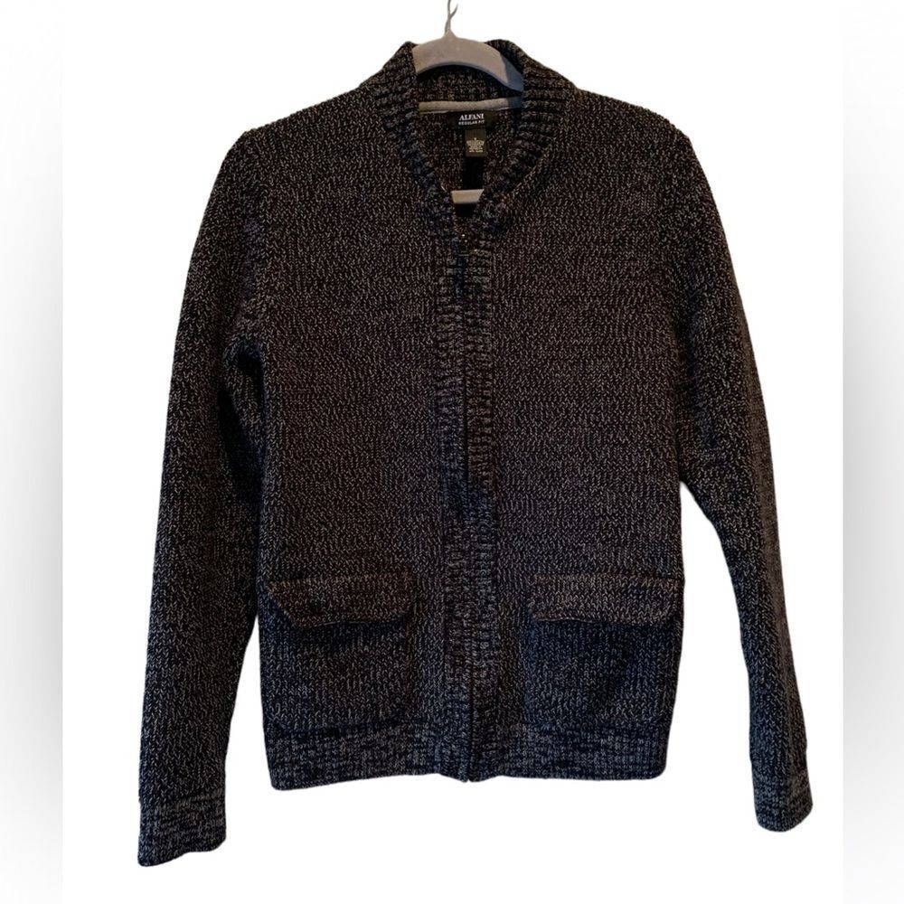 Alfani Men's Long Sleeve Cardigan Sweater Size S